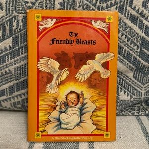 🎁5/$10🎁The friendly beasts, a dial stockingstuffer pop-up, 1991, softcover